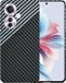 Techsuit Carbonite FiberShell Carbon Back Cover hoesje voor Oppo Reno11 F 5G - Wit/Zwart