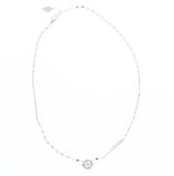 GUESS halsketting Tiny Dancer Element Necklace Rhodium zilverkleurig
