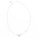 GUESS halsketting Tiny Dancer Element Necklace Rhodium zilverkleurig