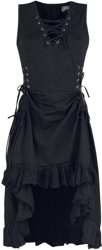 Vixxsin Soleil Dames Midi-jurk - zwart - 3XL