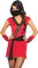 Leg Avenue Rood Mystiek Ninja Kostuum voor Vrouwen - S - Volwassenen