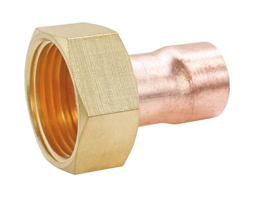 Somatherm //358-22-20 verbindingsstuk - Recht - Koper - 22mm / 20/27 - Grijs
