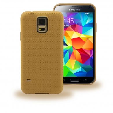 Phonix S900TEXG - Mobiele telefoon behuizing - Goud - Samsung Galaxy S5 G900