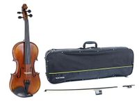 GEWA Viool, vioolset serie Maestro 2 VL 4, 3/4 speelklaar incl. vioolkoffer, carbon boog en Larsen Aurora snaren