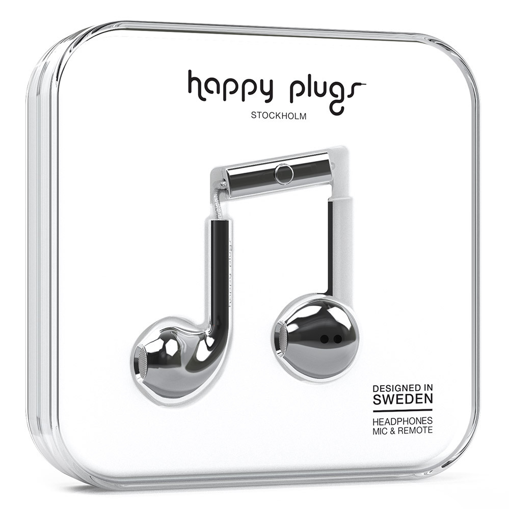 Happy Plugs Earbud Plus zilver