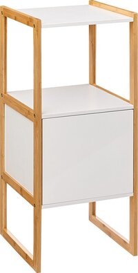 Badkamerkast Baptiste Wit - Merkloos - 33x33x80 cm - Wit