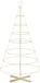 vidaXL Sapin de Noël conique KUOPIO 180 cm Acier Or