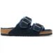 Birkenstock Sandales Arizona Shearling Suede Leather/Fur New Navy