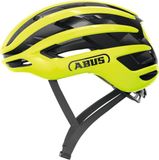 Abus AIRBREAKER 2.0 Signal Yellow L | Casque de vélo léger pour le cyclisme, axé sur la ventilation, l'aérodynamisme et le confort, pour femmes et hommes