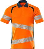 Mascot Accelerate Safe Poloshirt 19083-771 - hi-vis oranje/donkerpetrol - L