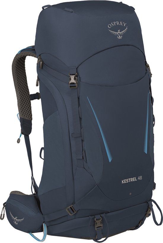 Osprey Kestrel 48L Travel Backpack - Blue - Unisex