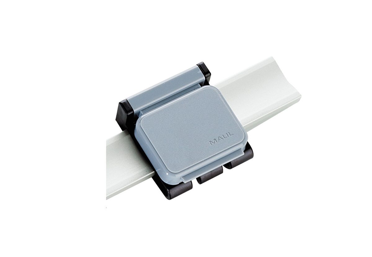 Hebel 6263084 Papierklemmen grijs 10 stuks