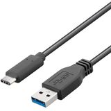 PremiumCord KU31CA1BK USB-kabel USB 3.2 Gen 1 (3.1 Gen 1) 1 m USB C USB A Zwart