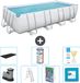 Bestway Rechthoekig Power Steel Zwembad - 549 x 274 x 122 cm - Grijs