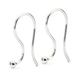 Trollbeads Damen Ohrhaken, silber TAGEA-00002
