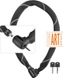Basta Antivol de vélo - ART 2 Antivol de vélo - Chaîne en acier trempé - Antivol avec label de qualité pour vélos électriques et fatbike - 110 cm de long