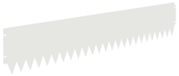 Bordure de gazon Acier Blanc