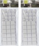 FX Tools Patins de meubles/protections antidérapantes - gris - 144 pièces
