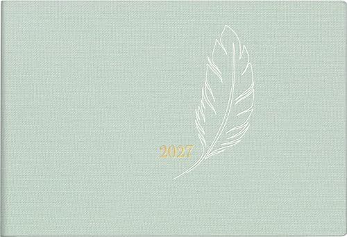 rido/idé Taschenkalender Mod. Septimus 2027 "Feather" A6 quer, Textil