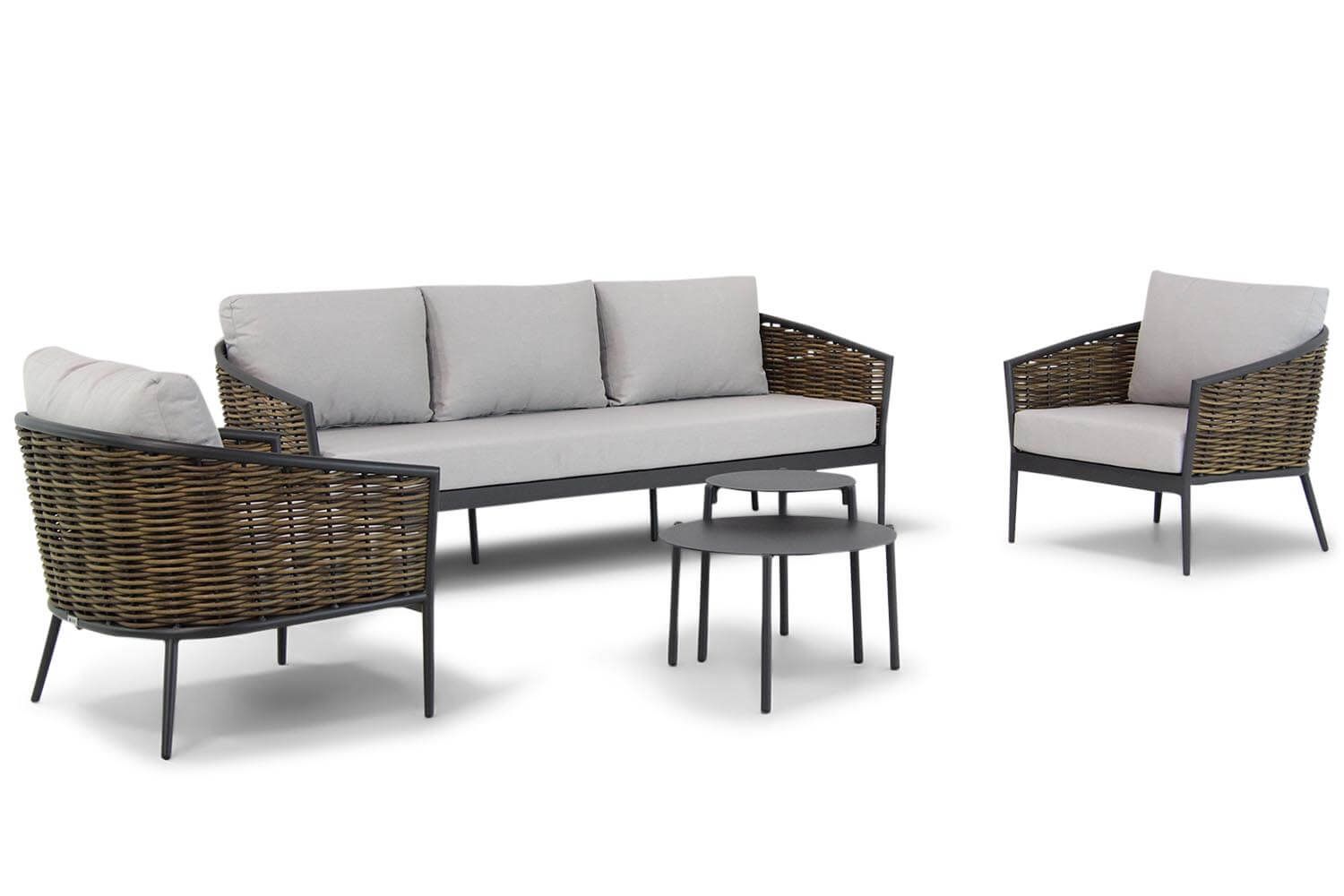 Coco Palm/Pacific 5-delige loungeset - 45/60cm stoel-bank