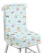 Merkloos Kinderstoelverhoger - Antislip zitkussen - 36 x 32 x 10 cm - Met rugleuning - Dierenmotief