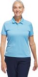 adidas Performance Ultimate365 HEAT.RDY Poloshirt Dames Blauw S