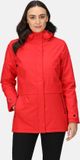 Regatta Myla II Parka Jas Dames Waterdicht Geïsoleerd Rood