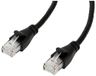 Amazon Basics Ethernet-patchkabel, RJ45 Cat 6, 1Gb/s overdrachtsnelheid, vergulde connectoren, 7,6 m, zwart, set van 10