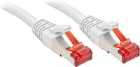 LINDY 47798 RJ45 Netwerkkabel, patchkabel CAT 6 S/FTP 10.00 m Wit Snagless 1 stuk(s)