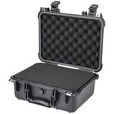 HMF ODK100 outdoorkoffer voor fotoapparatuur, pistoolkoffer met rasterschuim, 34 x 29,5 x 15,5 cm.