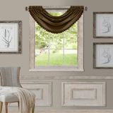 Elrene Home Fashions Verduisteringsgordijn van polyester met stangdoorvoer, 132,1 x 91,4 cm, chocoladebruin