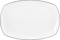 Seltmann Weiden Lido Black Line Rechthoekige serveerschaal 35x24 cm