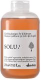 Davines SOLU Shampoo - Pre-Shampoo voor Alle Haartypes, Vet Haar - 250 ml