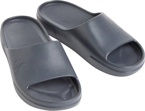 Calvin Klein Badslippers Blauw Heren Maat 44