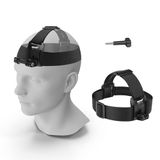 NEEWER Head Strap Mount Compatibel met GoPro Hero 13 12 11 10 9 8 Zwart 7 Zilver 7 Wit, Verstelbare Head Mount Action Camera Accessoires voor POV Video Recording Fietsen Surfen, GP-71