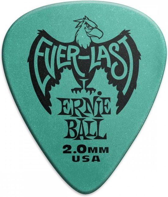 Ernie Ball Everlast Delrin Pick - 2.00 mm - 6-pack