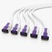 1aTTack.de Cat6a Zeer flexibele LAN-kabel 5x 1,5m RJ45 10 Gb/s wit