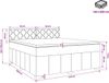 vidaXL Boxspringbed met matras Lichtgrijs 140 x 200 cm Stof