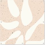 GreatGardenPosters - Poster de jardin - Plante - Abstrait - Pastel - 100x100 cm - PVC