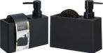 Koopman HH Koopman zeepdispenser speelgoed 320ml met spons zwart multicolor