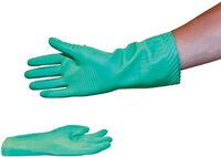 Steunkous handschoenen rubber - maat L - groen