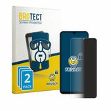 BROTECT - privacy screenprotector voor Blackview Wave 10C - Folie Beschermfolie Blauwlichtfilter 2 Stuks