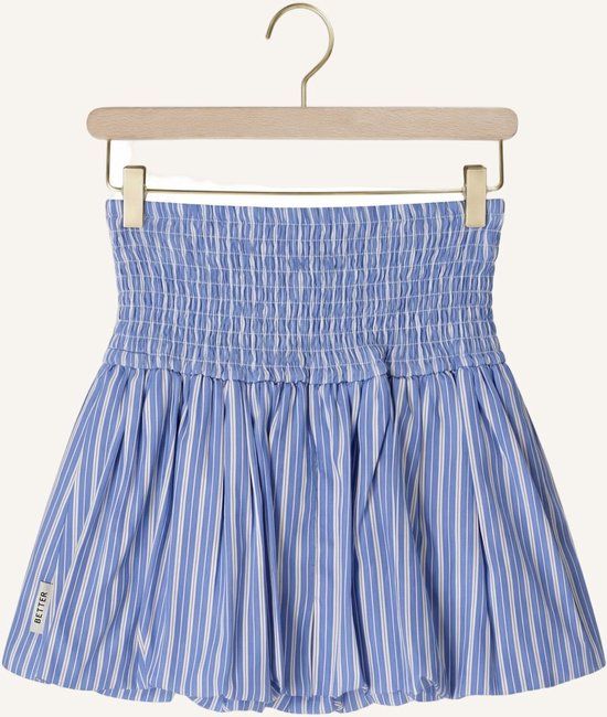 Retour Jeans Retour Layla Meisjes Korte Rok Blauw Katoen Gestreept Maat 116
