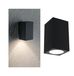 Paulmann Flame - LED Wandlamp Buiten - Hoekig - 4W - 2200K - Antraciet