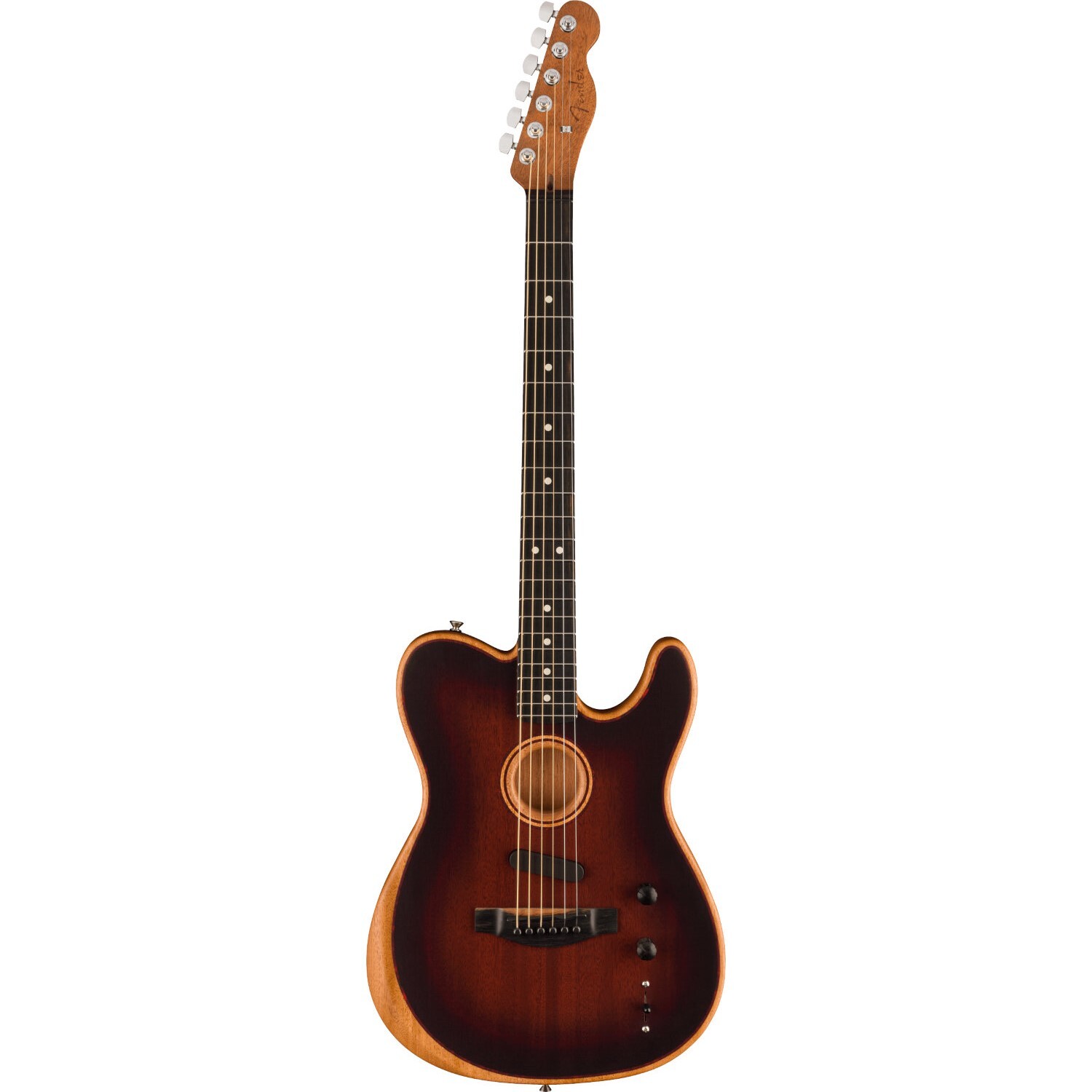 Fender American Acoustasonic Telecaster All-Mahogany Bourbon Burst