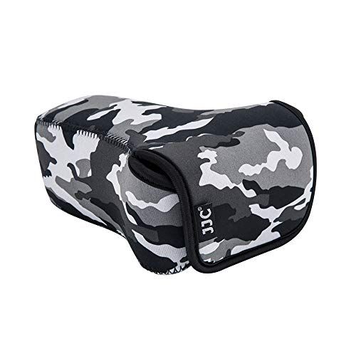 JJC Ultra Light Neopreen Camera Case Opbergtas DSLR Pouch Protector voor Sony A6600 A6500 A6100 A6300 A6400 A5100 NEX-5N 55-210mm Lens Fujifilm X-T30 X-T20 X-T10 Olympus E-PL8 E-PL9 E-PL9 PL7 +7 5-300mm lens