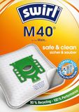 Swirl M40 MicroPor Plus Voordeelverpakking voor Miele stofzuiger, 10 zakken