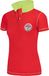 Nebulus Poloshirt ENTERTAIN, damesmodel, shirt, sweatshirt, polo, P5411 - dames, rood, maat L/40