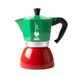 Bialetti Mokka Inductie, 6 kopjes (270 ml / 9.1 fl oz), Geschikt voor Alle Warmtebronnen, Driekleurig