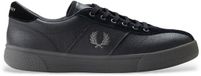 Fred Perry Sneakers en cuir et suède Tennis Noir